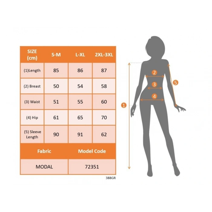 Kadın Uzun Kollu Yakalı Desenli Mini Modal Elbise