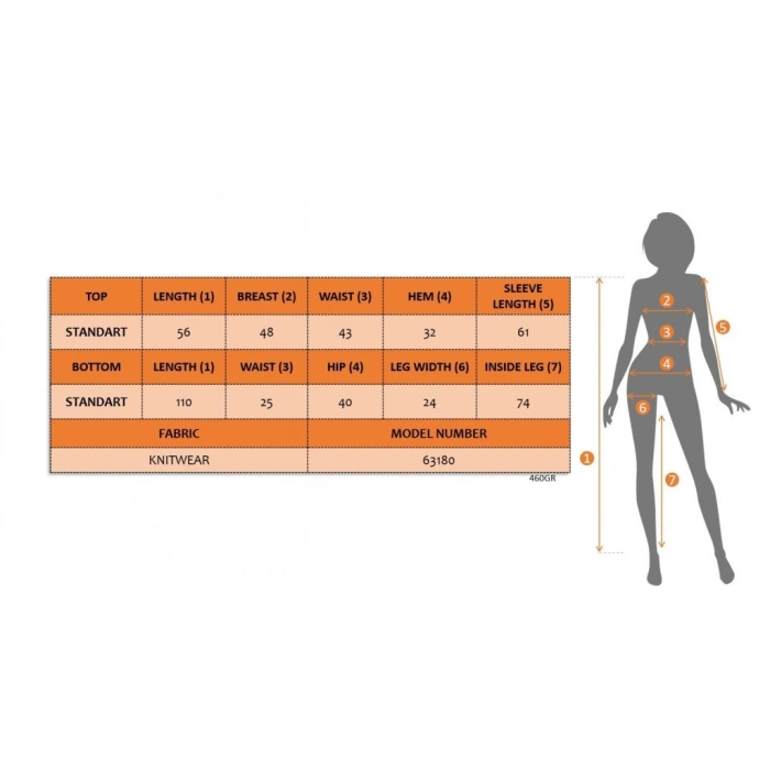 Kadın Uzun Kollu Yuvarlak Yaka Transparan Detaylı Triko Bluz Ve Pantolon Ikili Takım
