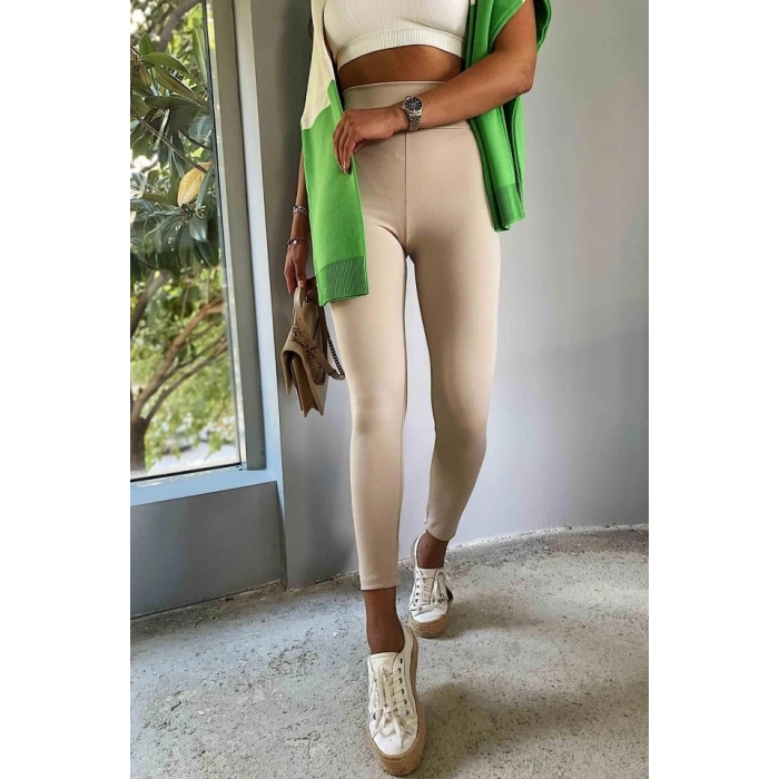 Kadın Yüksek Bel Içi şardonlu Fırsat ürün Toparlayıcı Tayt