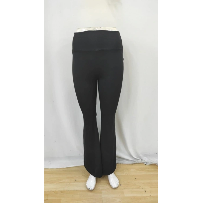 Kadın Yüksek Bel Ispanyol Paçalı Pantolon Tayt