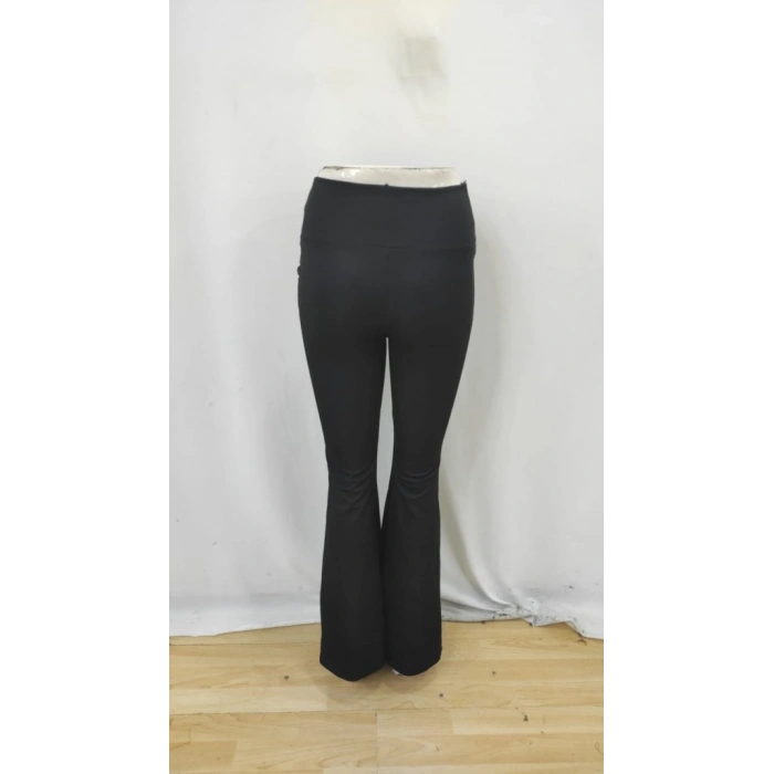 Kadın Yüksek Bel Ispanyol Paçalı Pantolon Tayt