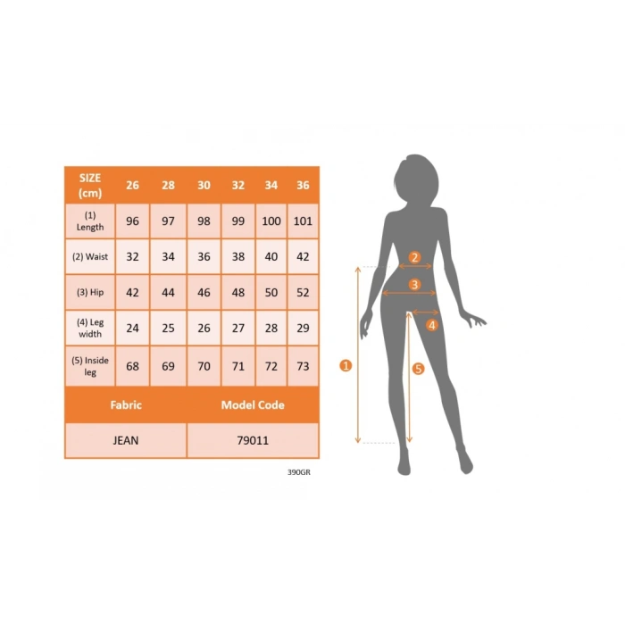 Kadın Yüksek Bel önden Düğmeli Dar Kesim Kot Pantolon