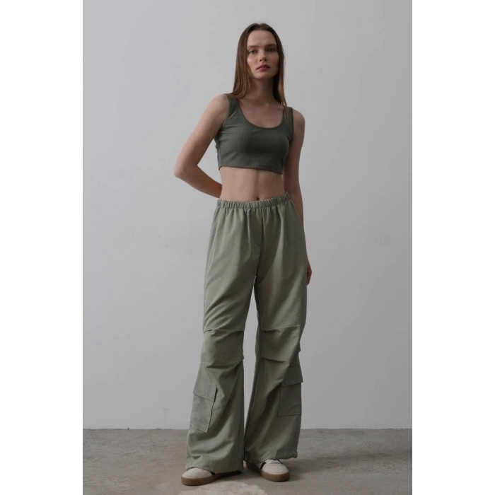 Paraşüt Cargo Pantolon - Mint