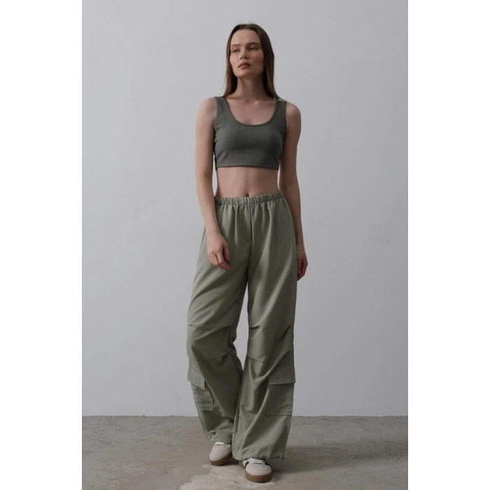 Paraşüt Cargo Pantolon - Mint