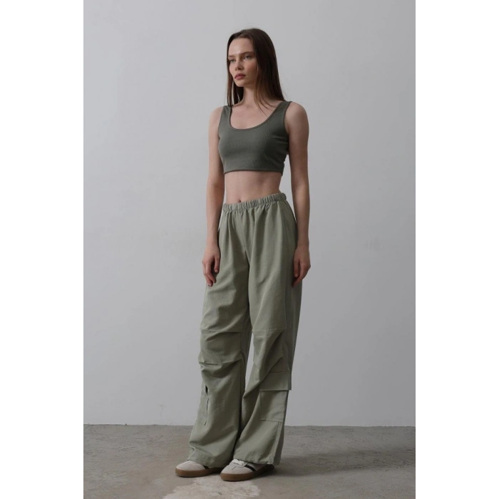 Paraşüt Cargo Pantolon - Mint