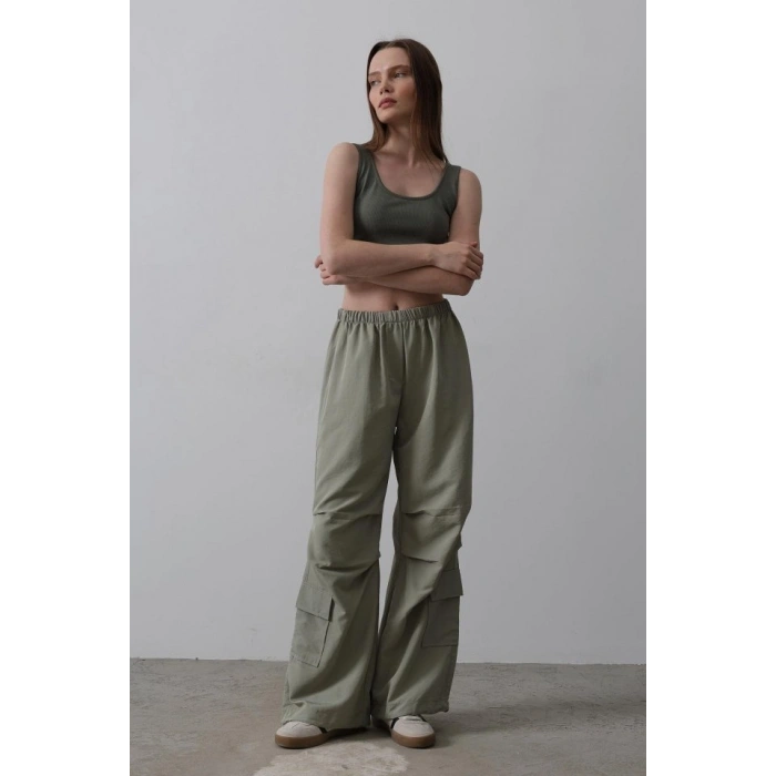 Paraşüt Cargo Pantolon - Mint