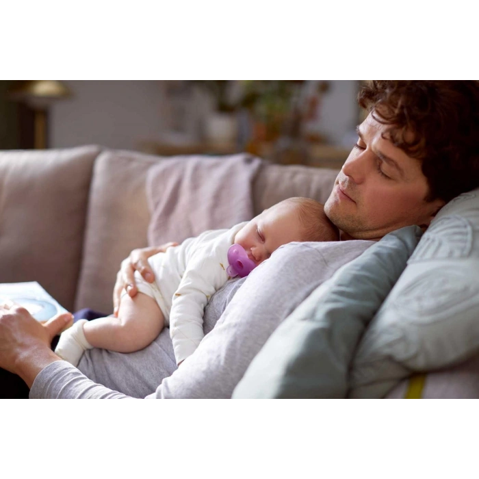 Philips Avent Soothie Ortodontik Saklama Kutulu 2li Emzik 0-6 Ay - Kız