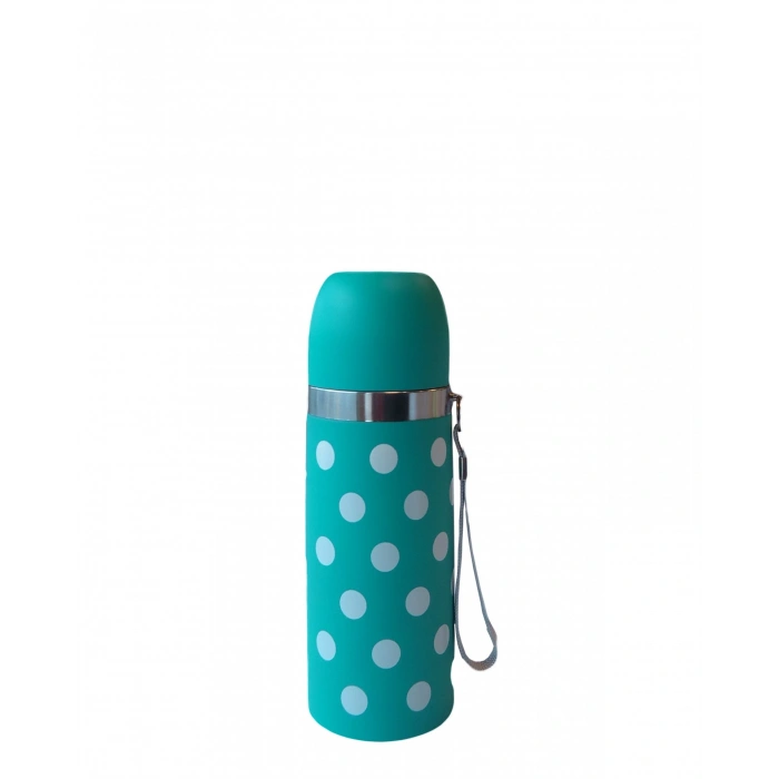 Sema Baby Puantiyeli Bebek Termosu 350 ml - Mavi