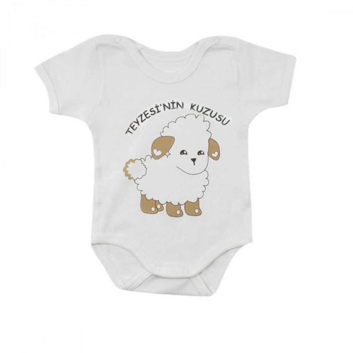 Sema Baby Teyzesinin Kuzusu Kısa Kol Body 0-3 Ay