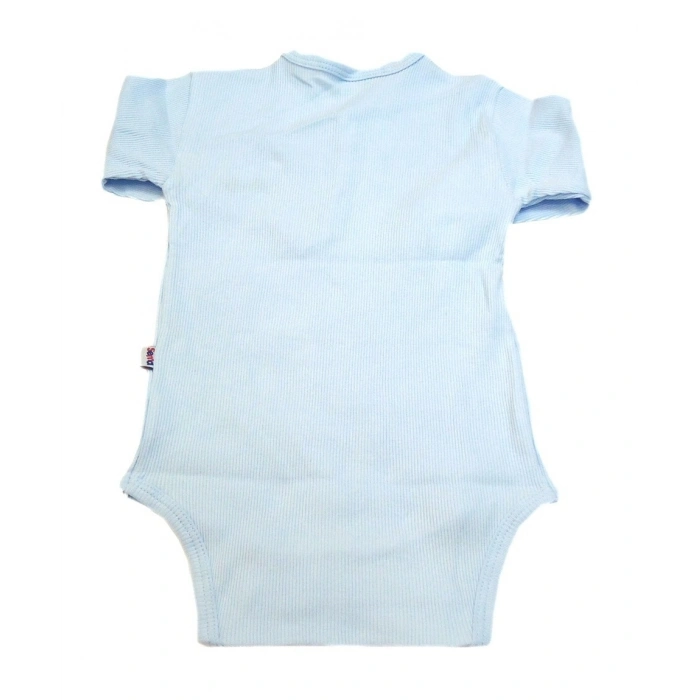 Sema Baby Uzun Kol Kaşkorse Badi (Body) - Mavi  12-18 Ay