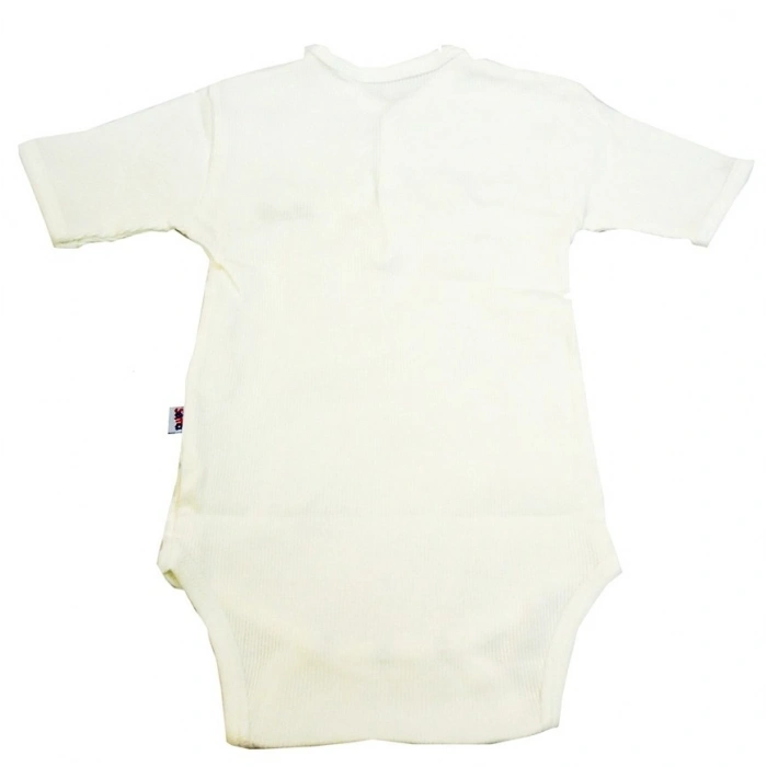 Sema Baby Yarım Kol Kaşkorse Badi (Body) - Ekru  12-18 Ay