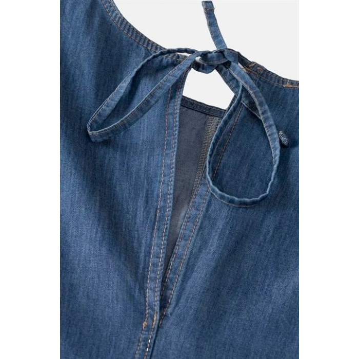 Sırt Bağcıklı Tensel Elbise 2880