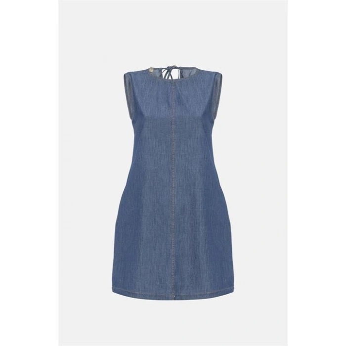 Sırt Bağcıklı Tensel Elbise 2880