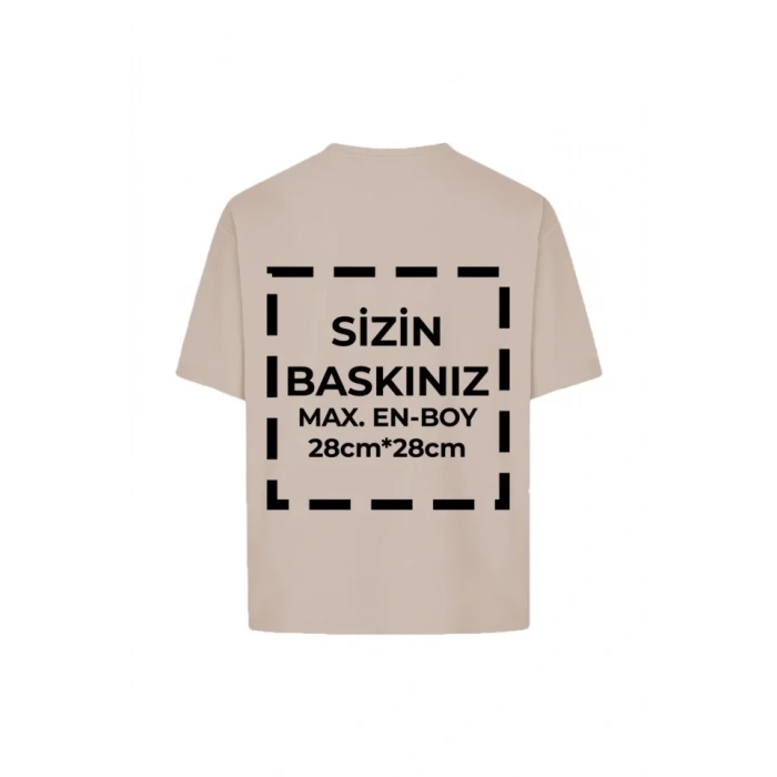 Tişört Tasarla 24/1 Kumaş - Bej