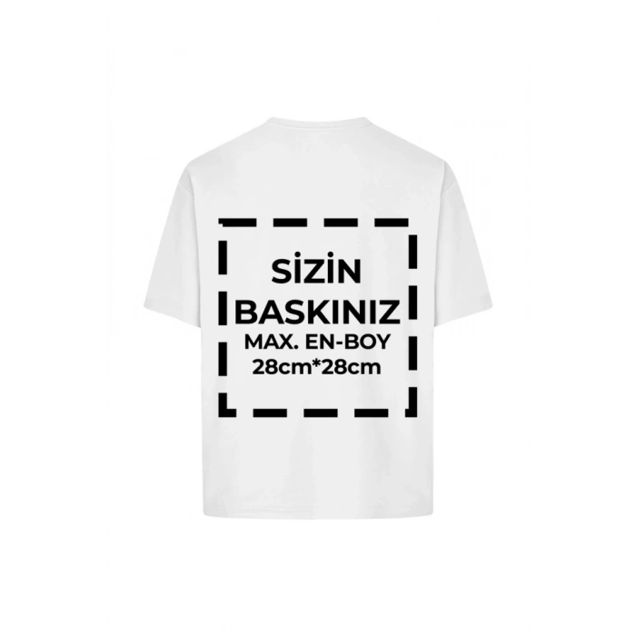 Tişört Tasarla 24/1 Kumaş - Beyaz