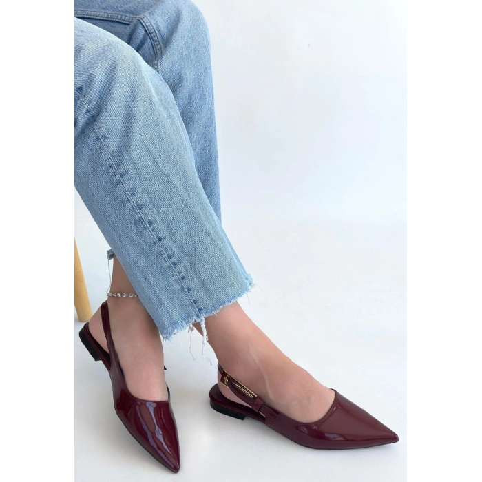 Ummar Bordo Rugan Babet Ayakkabı