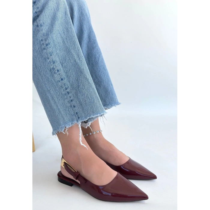 Ummar Bordo Rugan Babet Ayakkabı