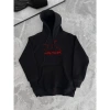 Kışlık Uzun Kol Kapüşonlu SweatShirt - Siyah