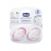 Chicco Emzik Physio Pembe Silikon 4m+ 2li