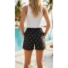 Deniz Şortu Fermuarlı Cepli File Astarlı Hızlı Kuruyan Premium - Siyah