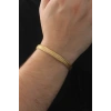 Erb 316L Çelik Altın Renk Hasır Görünüm Erkek Bileklik