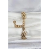 Erb 316L Çelik Gold Renk Hasır Zincir Model Kadın Bileklik