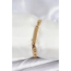 Erb 316L Çelik Gold Renk Yazı Yazmaya Uygun Kadın Bileklik