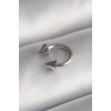 Erb 316L Çelik Gümüş Renk Halka Çivi Model Kadın Piercing