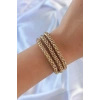 Erb Altın Renk Çoklu Kadın Bileklik