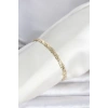 Erb CM 14K Gold Renk Ezme Sarmal Zincir Model Kadın Bileklik
