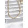 Erb CM 14K Gold Renk Kalın Zincir Model 60 Cm Kadın Kolye