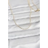 Erb CM 14K Gold Renk Parçalı Topçuk Model 60 Cm Kadın Kolye