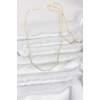 Erb CM 14K Gold Renk Parçalı Topçuk Model 60 Cm Kadın Kolye