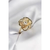Erb Gold Renk Çiçek Model Vintage Kadın Yüzük