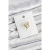 Erb Gold Renk Pirinç Diken Model Kıkırdak Earcuff Küpe