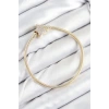 Erb Pirinç Charm Zirkon Taşlı Yıldız Model Gold Renk Kadın Bileklik