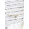 Erb Pirinç Gold Renk Choker Model Zirkon Taşlı Kadın Kolye