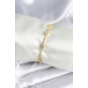 Erb Pirinç Gold Renk Halley Yıldız Model Kadın Bileklik