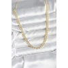 Erb Pirinç Gold Renk Sıralı Topçuk Model Kadın Kolye