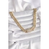 Erb Pirinç Gold Renk VIP Exclusive Seri Gurmet Model Kadın Kolye