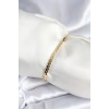 Erb Pirinç Gold Renk Yassı Zincir Model Kadın Bileklik