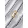 Erb Pirinç Gold Renk Zirkon Taş Detay Kelebek Model Kadın Yüzük