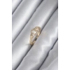 Erb Pirinç Gold Renk Zirkon Taşlı Yılan Model Kadın Yüzük