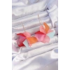 Erb Pirinç Karışık Soft Renkli Flora Küpe