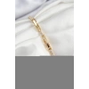 Erb Pirinç Zirkon Taşlı Kuğu Model Gold Renk Kadın Bileklik