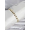 Erb Xuping Model Zirkon Taşlı Gold Renk Kadın Bileklik