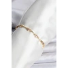 Erb Yıldız Model Gold Renk Pirinç Bileklik