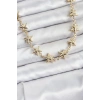 Erb Yıldız Model Pirinç Gold Renk Kadın Kolye