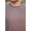 Erkek Omuzlar çizgi Detaylı Kısa Kollu T-shirt