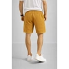 Erkek Otoban Dokuma Şort Beli Lastikli Bağcıklı, Cepli, Rahat Kesim Günlük Yazlık Şort - Hardal